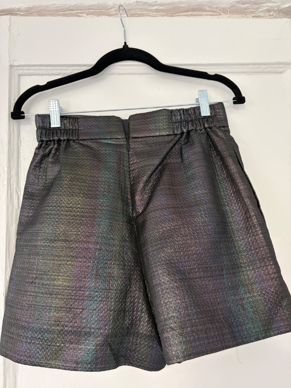 Metallic two-piece set blazer and shorts - Picture 5 of 5